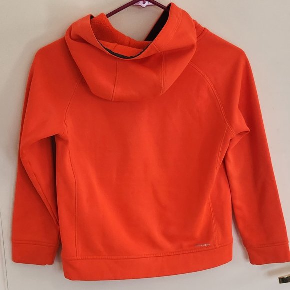 Adidas Kids Size 8 Brilliant Orange Pull Over Sweatshirt - Picture 2 of 3